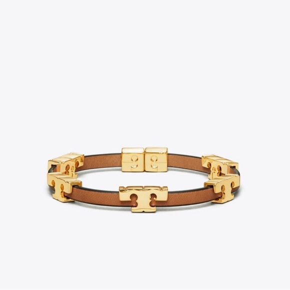 TORY BURCH SERIF-T SINGLE WRAP BRACELET -NWT - Picture 2 of 2